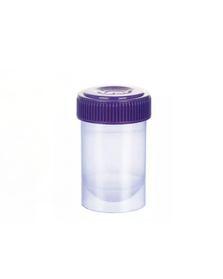 Sterile Urine Container Violet Cap (30 ml) Pack of 100 Pieces