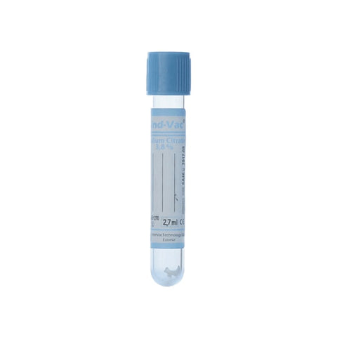 Vacuum Sodium Citrate Blood Collection Tube (1.8 ml) Pack of 100 Pieces