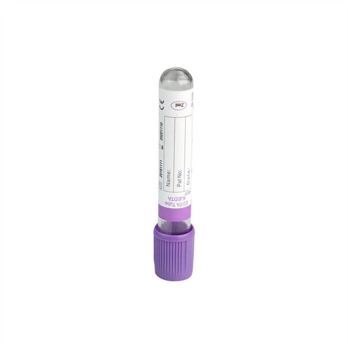 Non Vacuum K2 EDTA Blood Collection Tube (2 ml) Pack of 100 Pieces