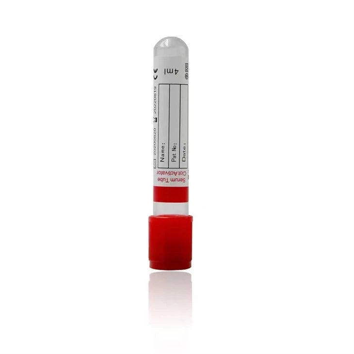 Non Vacuum Plain Blood Collection Tube (2 ml) Pack of 100 Pieces