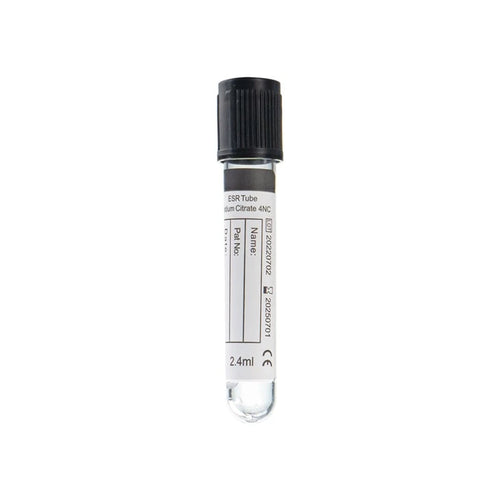 Vacuum ESR Blood Collection Tube (1.6 ml) Pack of 100 Pieces