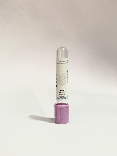 Vacuum K2 EDTA Blood Collection Tube (4 ml) Pack of 100 Pieces