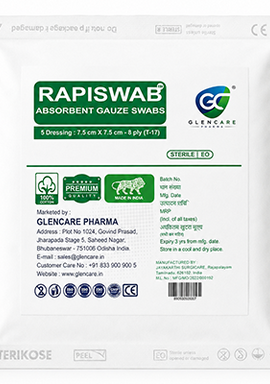 Gauze Bandage (7.5 cm × 4 m) Pack of 10 Pieces, 35 TPI