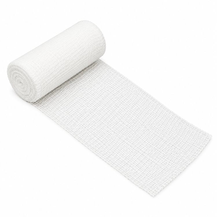 Roller Bandage (7.5 cm × 10 m) Pack of 10 Pieces, 30 TPI