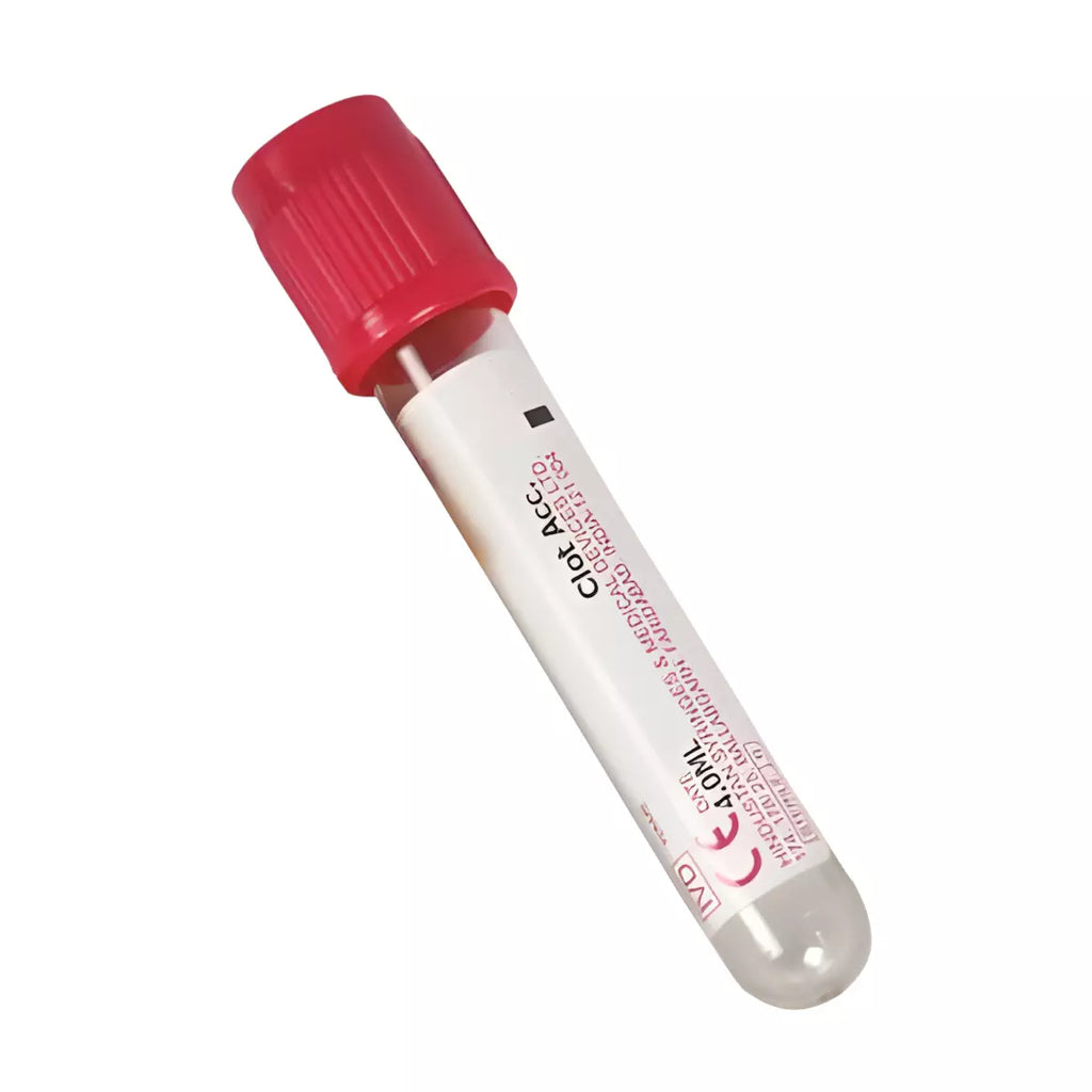Vacuum Plain Blood Collection Tube (4 ml) Pack of 100 Pieces