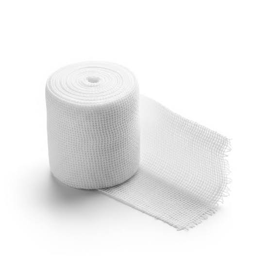 Roller Bandage (12 cm × 5 m) Pack of 10 Pieces, 30 TPI